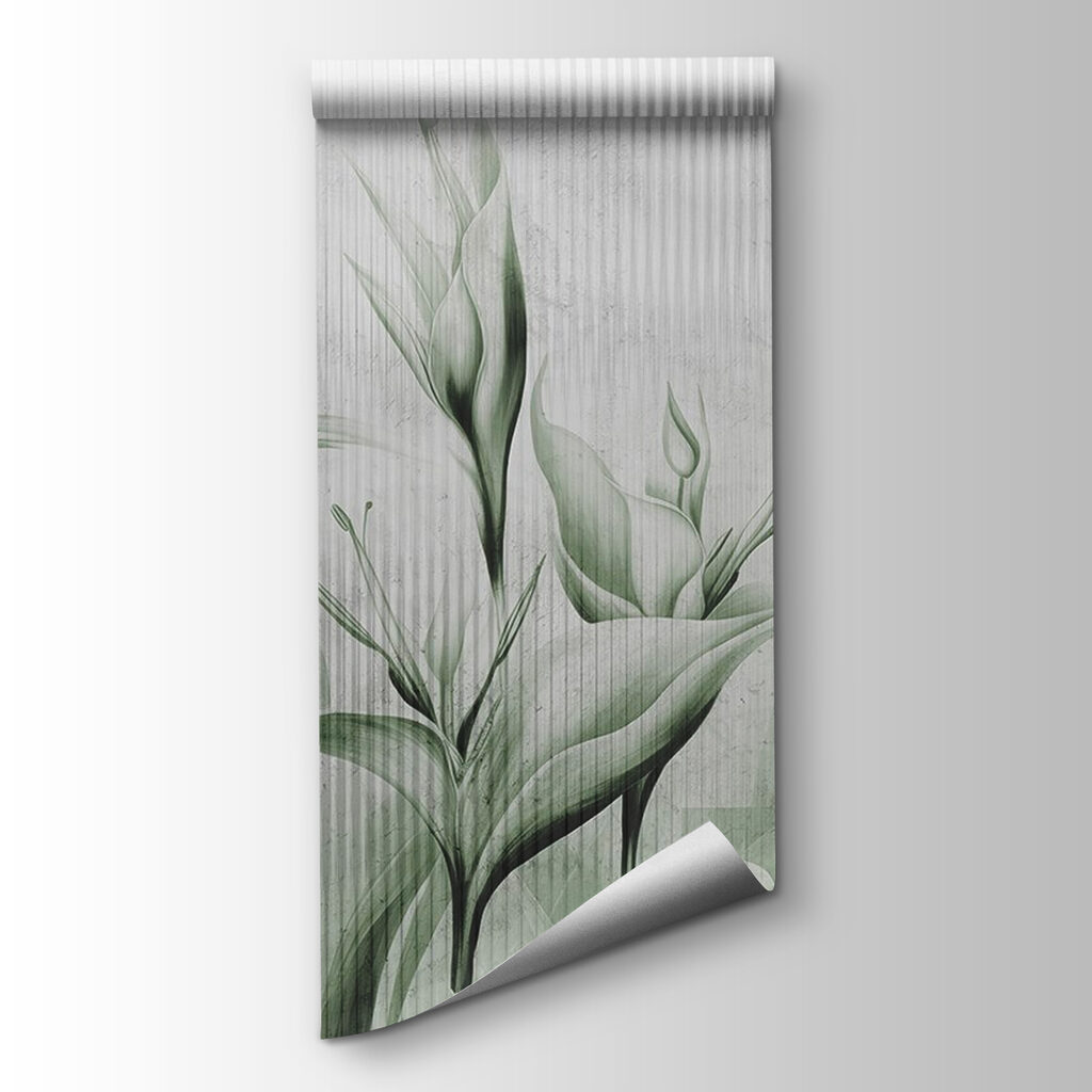 Elegant green foliage against soft background Elegant green foliage against soft background