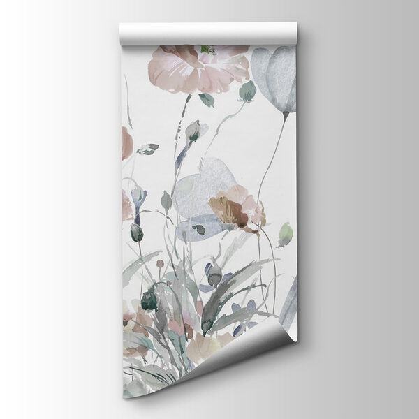 Painting of flowers and leaves