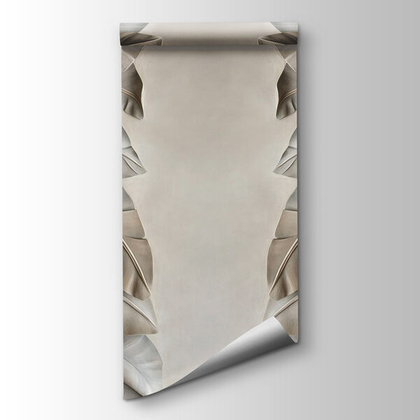 Textured leaves in gentle arrangement