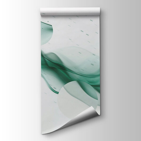 Green smoke and circles Green smoke and circles