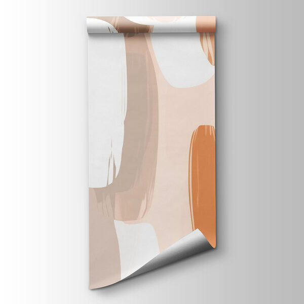 Pattern of brown and white paint Pattern of brown and white paint