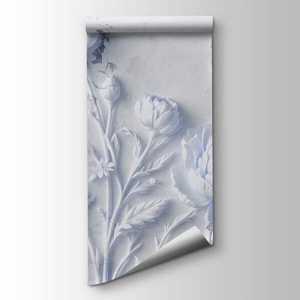 White flowers on a white surface White flowers on a white surface