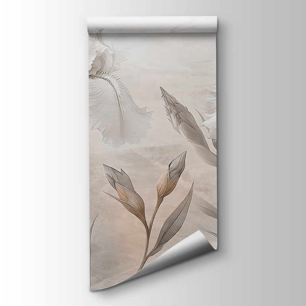 Elegant floral composition in muted tones