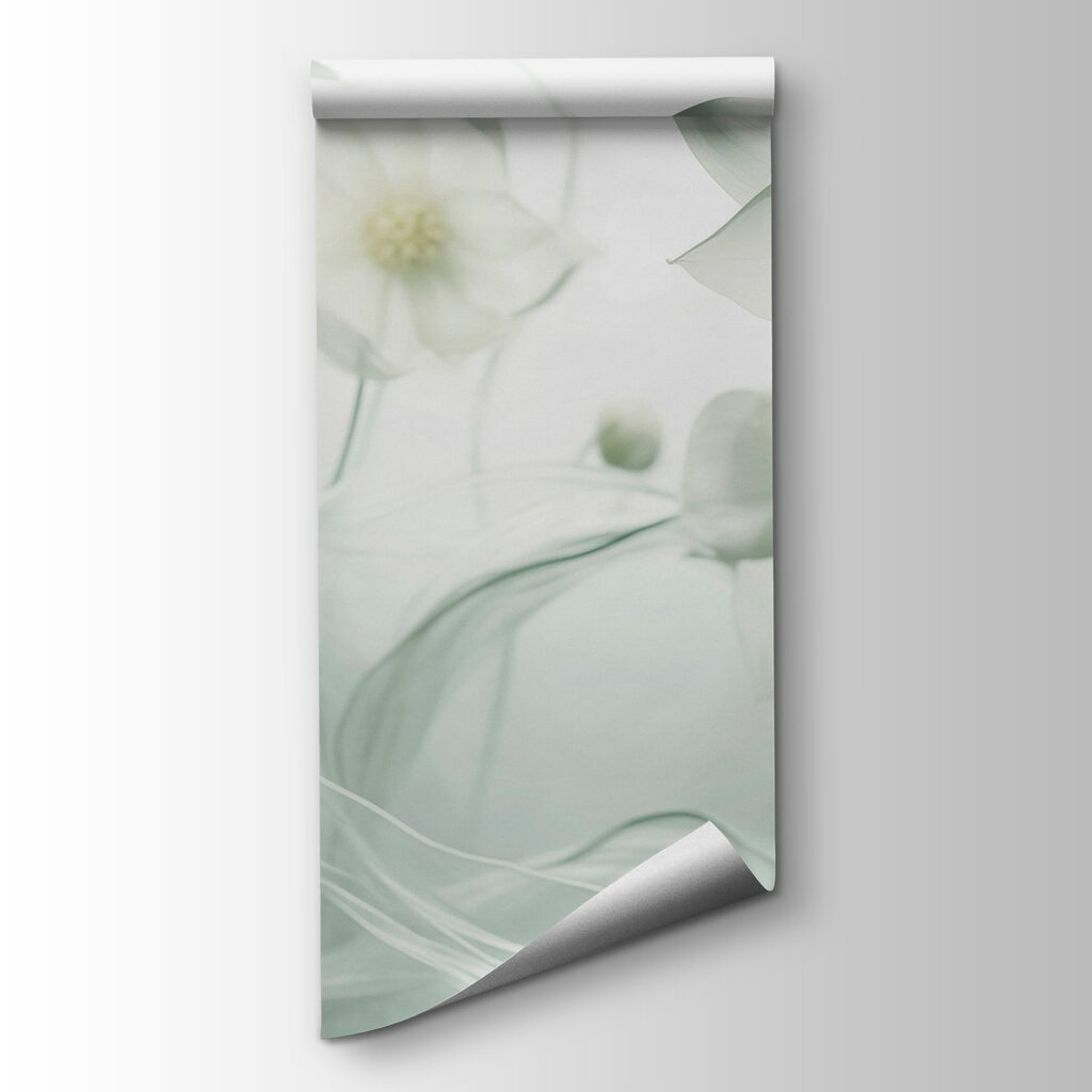 White flowers with long stems and stems White flowers with long stems and stems