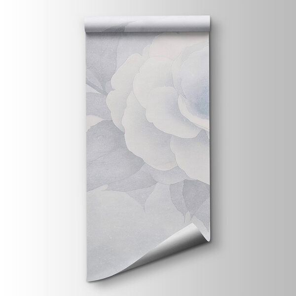 White flower with leaves White flower with leaves