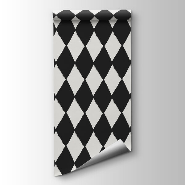 Black and white diamond pattern