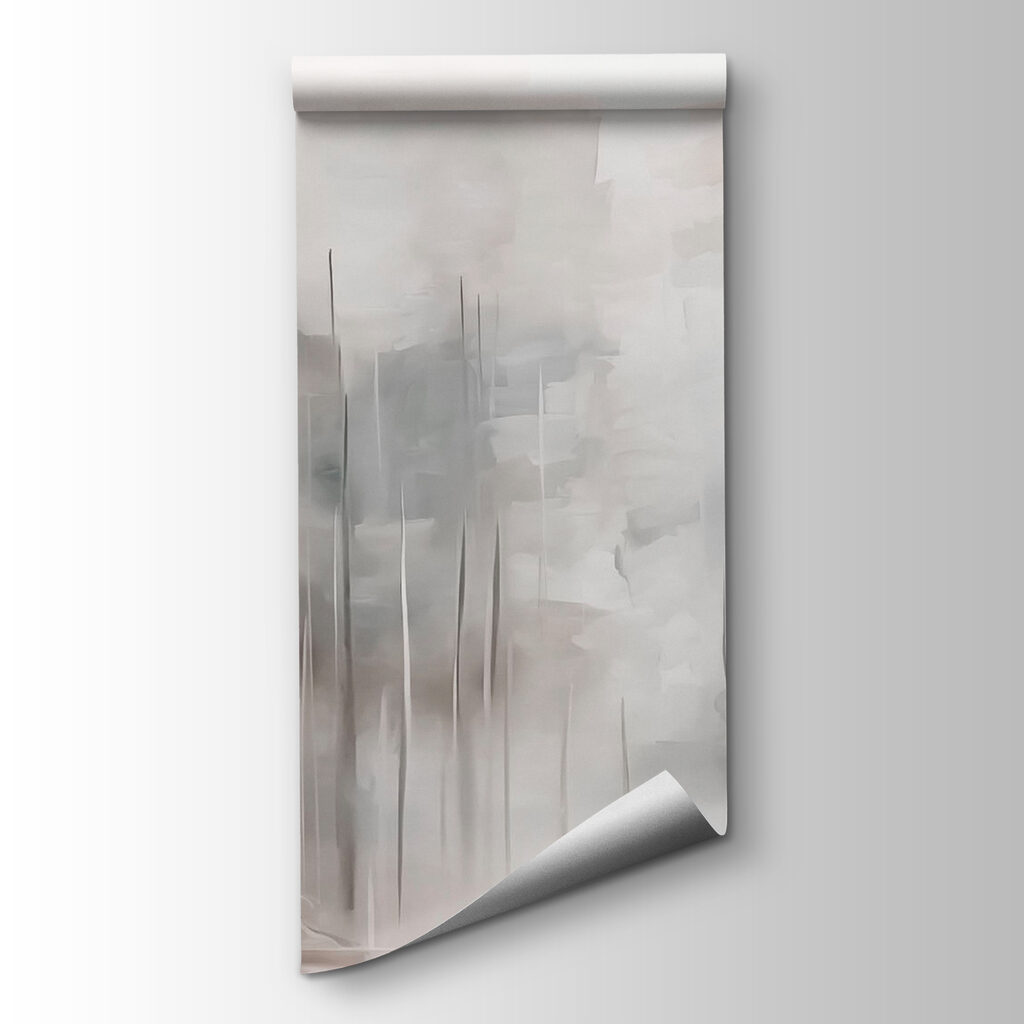 Painting of a building with columns Painting of a building with columns