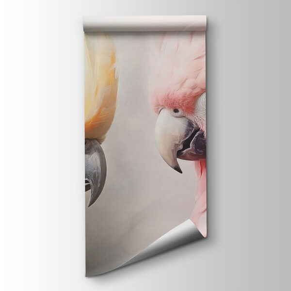 Elegant birds in soft colors Elegant birds in soft colors