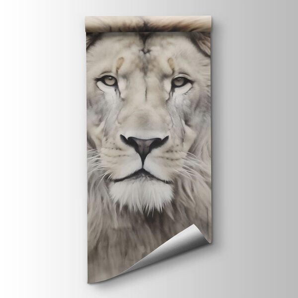 Majestic lion in serene surroundings Majestic lion in serene surroundings