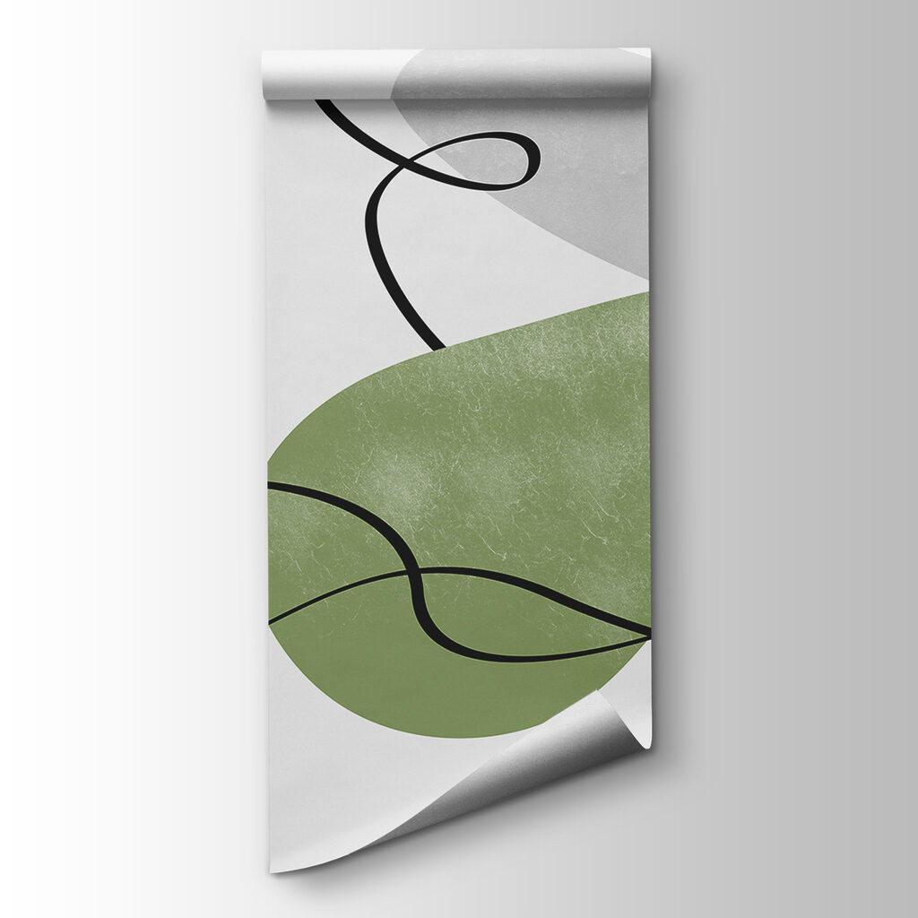 Colorful art with leaves