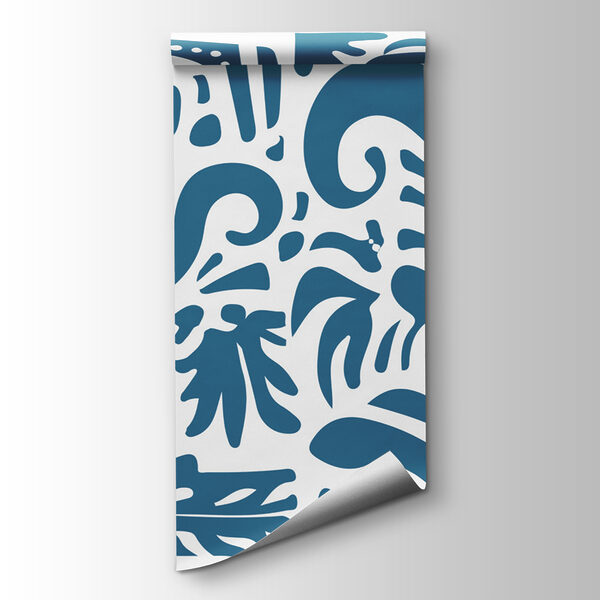 Blue and white pattern Blue and white pattern