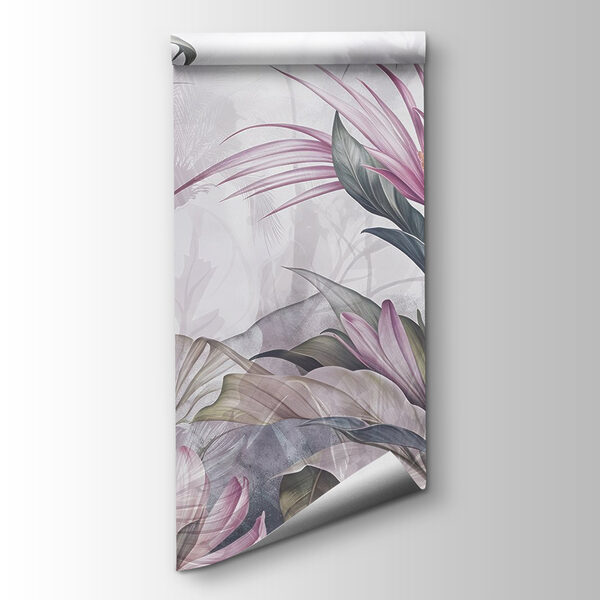 Painting of flowers and leaves Painting of flowers and leaves