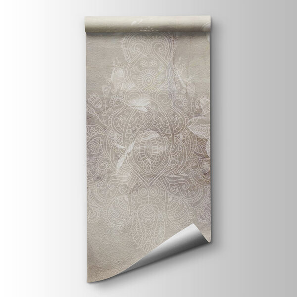 White flowers on a grey background