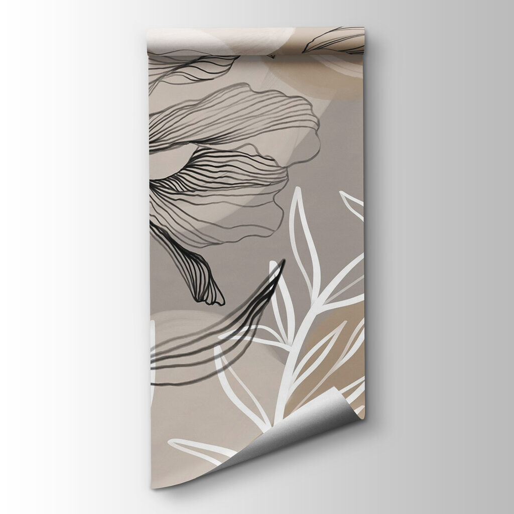 Flowing lines and organic shapes combine Flowing lines and organic shapes combine