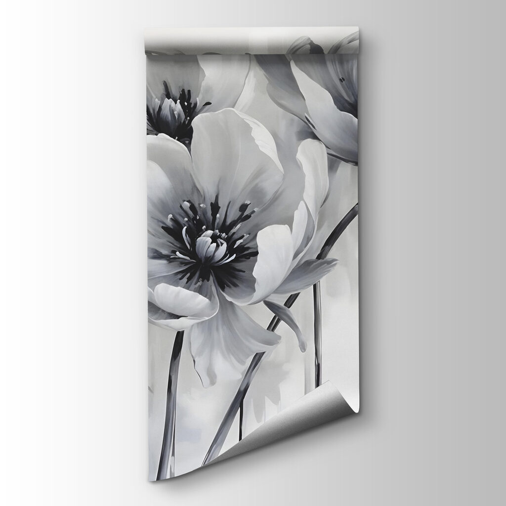 Group of flowers on a white background Group of flowers on a white background