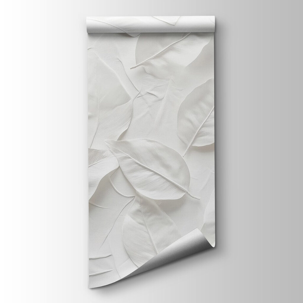 Group of white leaves Group of white leaves