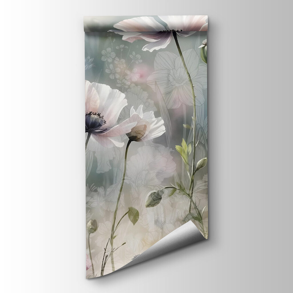 Delicate blooms in soft hues