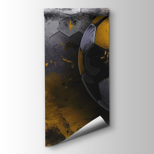 Football ball on a wall Football ball on a wall