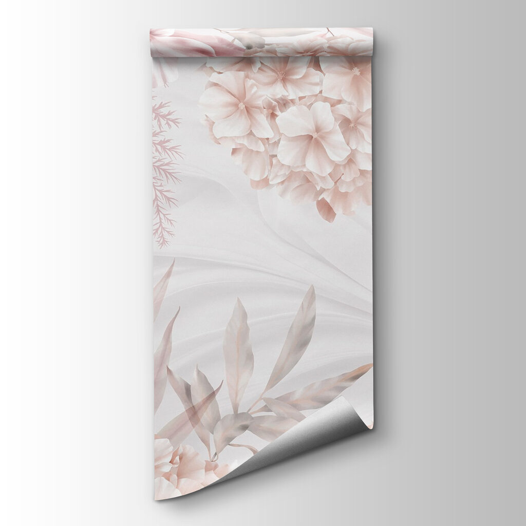 Soft pastel blooms on gentle backdrop