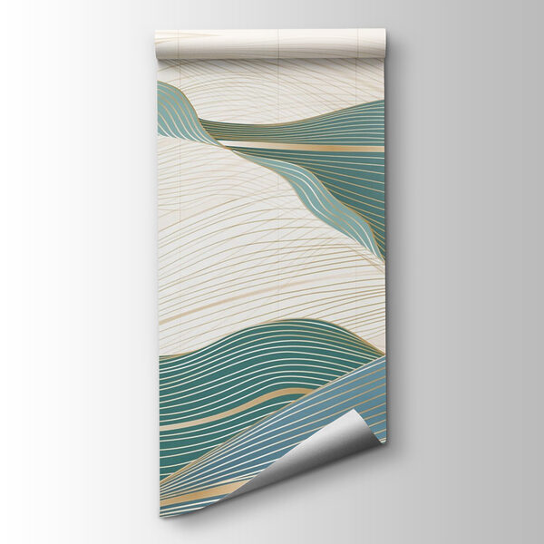 Flowing Lines in Soft Colors Flowing Lines in Soft Colors