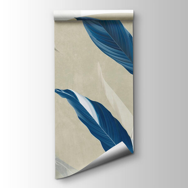 Serene leaves in calming hues Serene leaves in calming hues