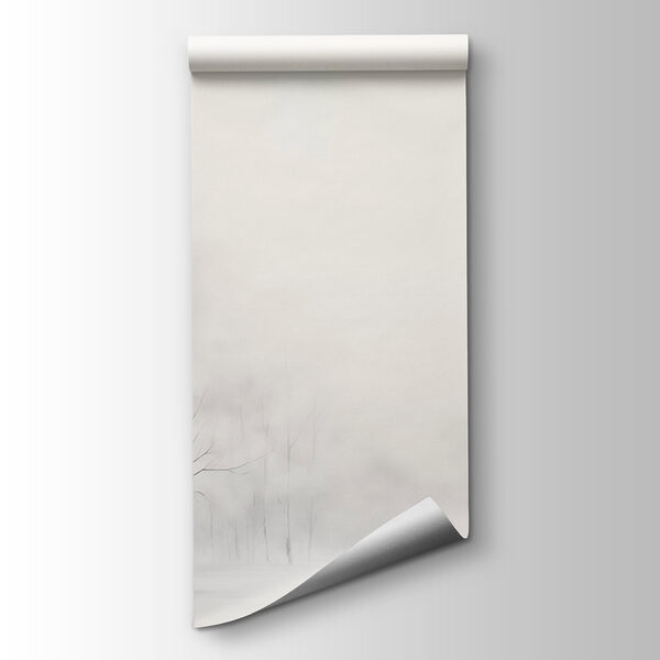 Group of trees in a snowy forest Group of trees in a snowy forest