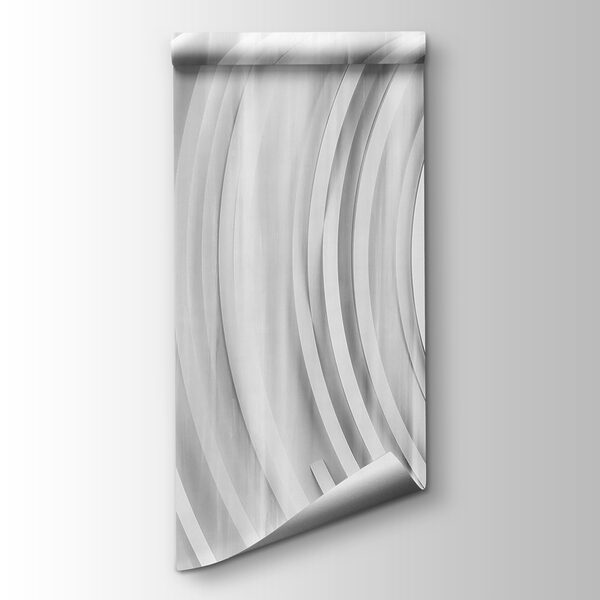 White and grey background with circles White and grey background with circles