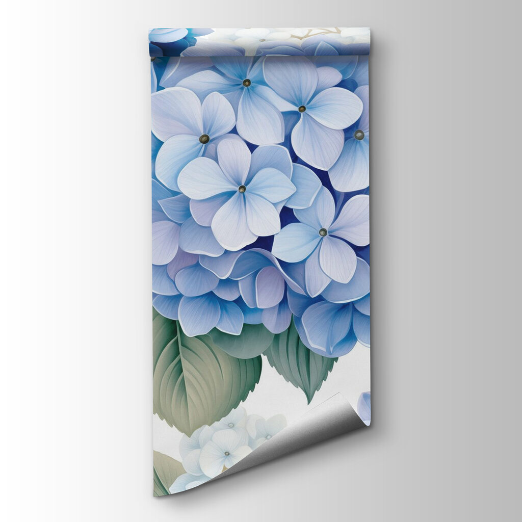 Hydrangeas in soft blue hues Hydrangeas in soft blue hues