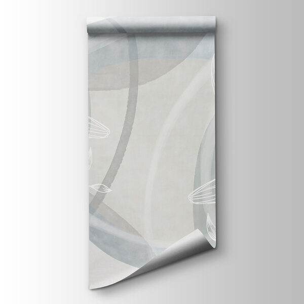 White flowers on a grey background White flowers on a grey background