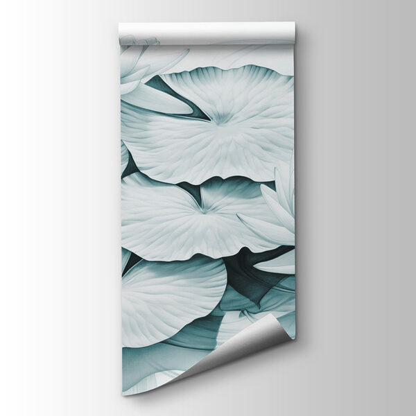 Group of lily pads and leaves