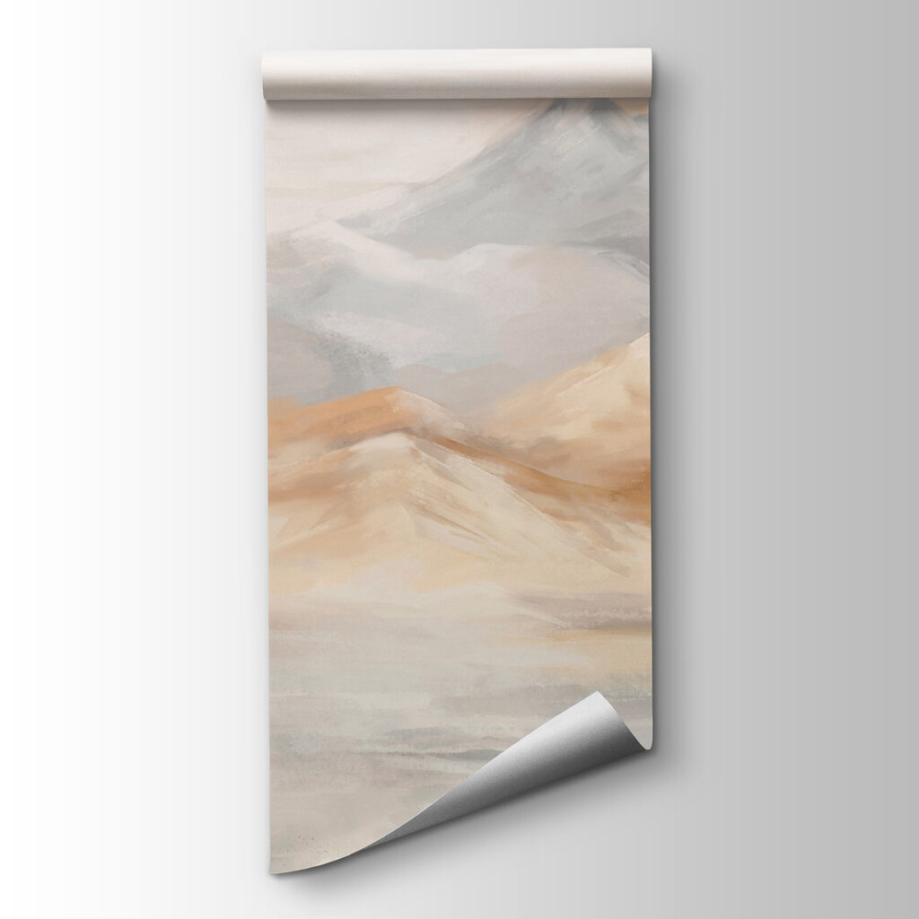 Painting of mountains and water Painting of mountains and water