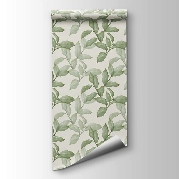 Pattern of leaves on a white background Pattern of leaves on a white background