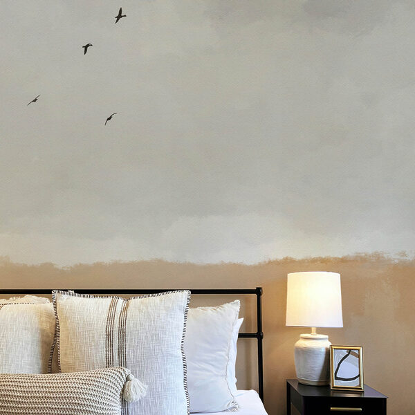 Vták lietajúci na oblohe Vták lietajúci na oblohe