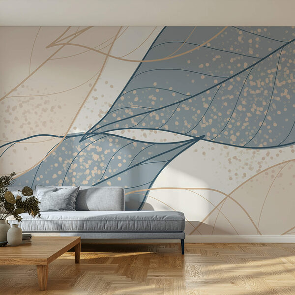 Fototapety Fototapety Jemné odtiene listových vzorov sa prelínajú (Katalógové číslo: t00392)