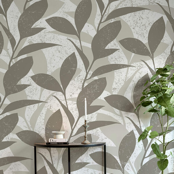 Vzor listov na bielom pozadí