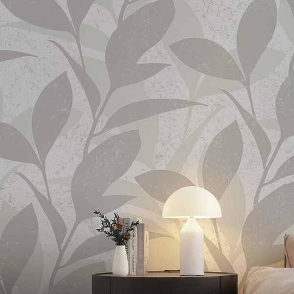 Vzor listov na bielom pozadí Vzor listov na bielom pozadí