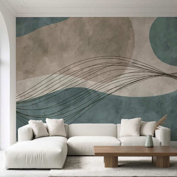 Modré a biele pozadie s kruhmi a čiarami Modré a biele pozadie s kruhmi a čiarami