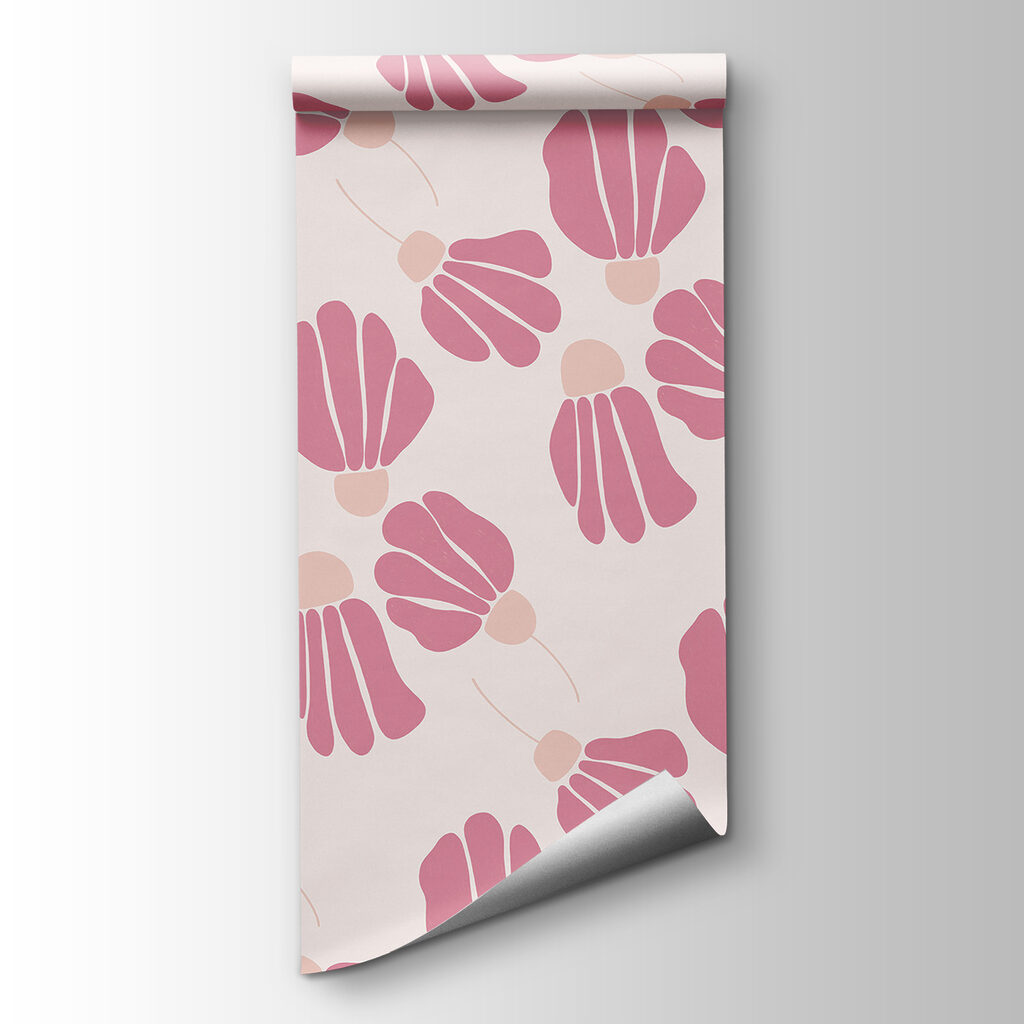 Pattern of pink flowers Pattern of pink flowers