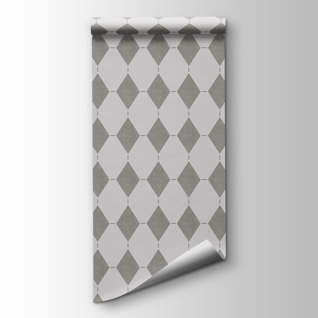 Elegant geometric pattern in grayscale