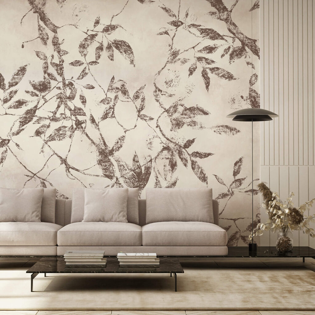 - Jemné listy na jemnom pozadí - Jemné listy na jemnom pozadí