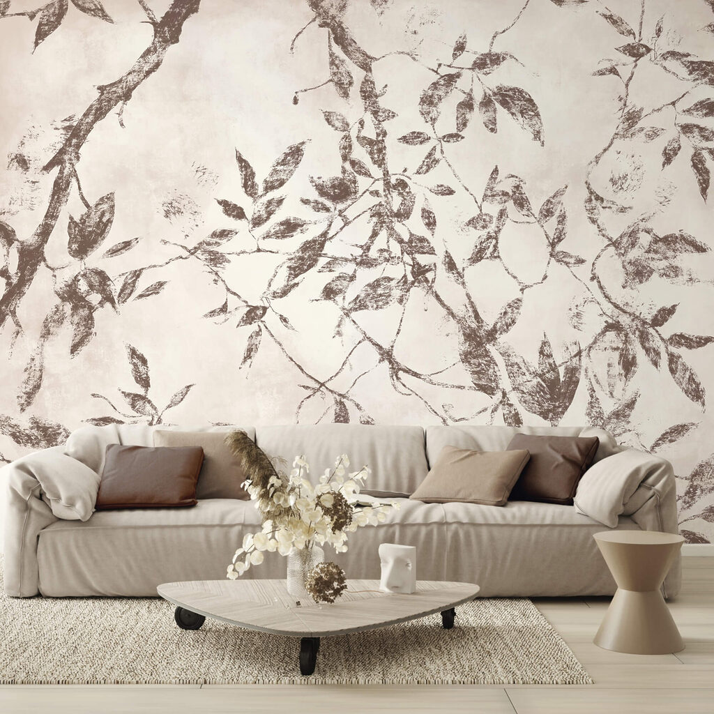 - Jemné listy na jemnom pozadí - Jemné listy na jemnom pozadí