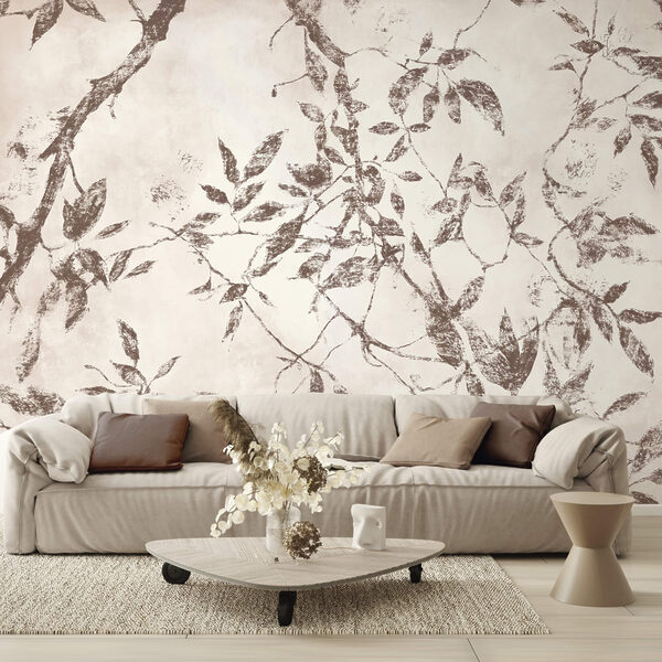 - Jemné listy na jemnom pozadí - Jemné listy na jemnom pozadí