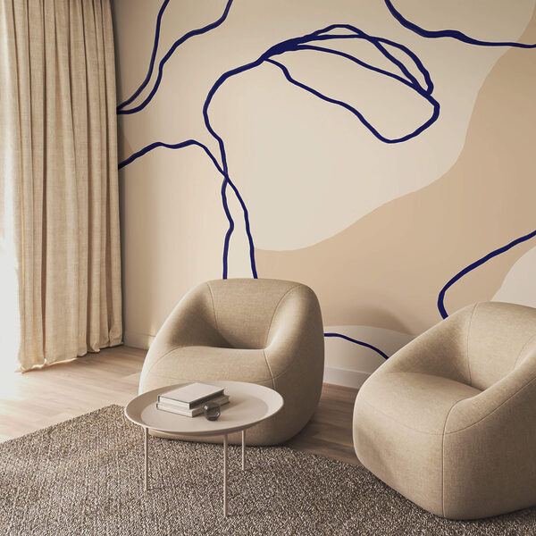 Plynulé línie na jemnom pozadí Plynulé línie na jemnom pozadí