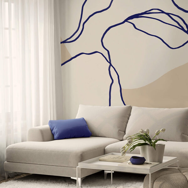 Plynulé línie na jemnom pozadí Plynulé línie na jemnom pozadí