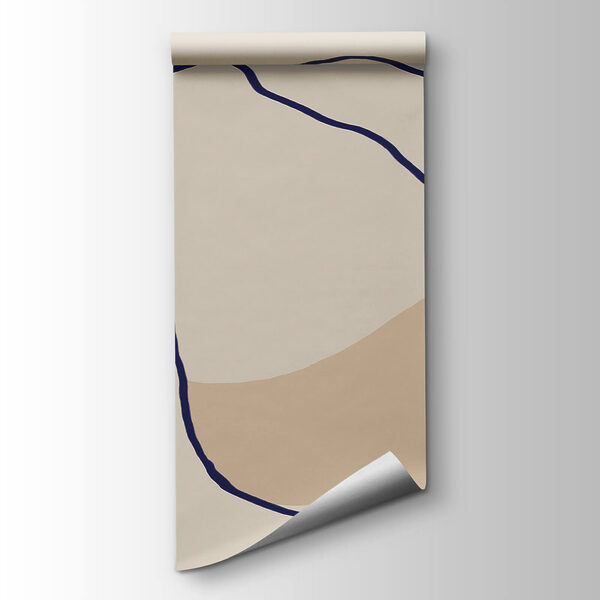 Flowing Lines on Soft Background Flowing Lines on Soft Background