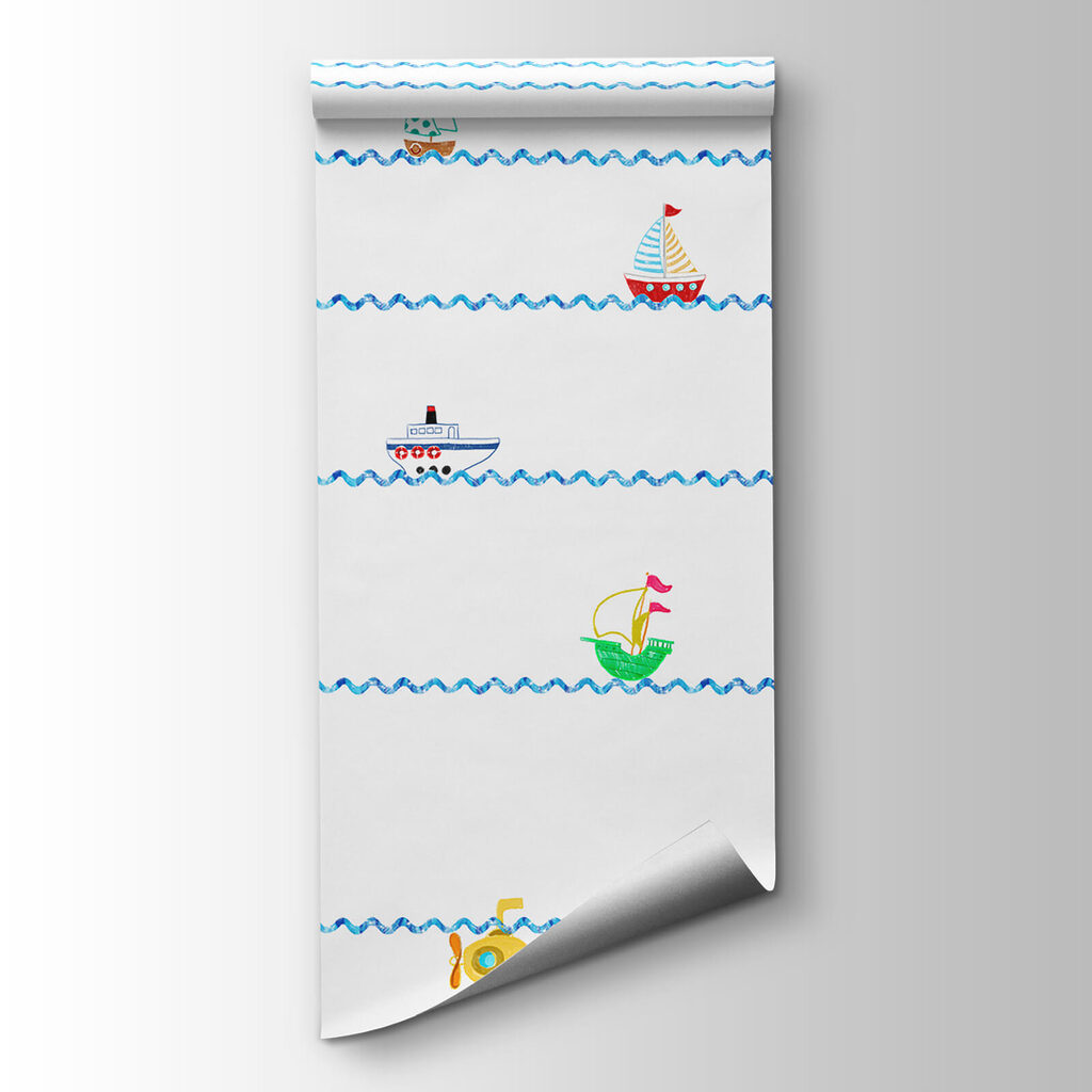 Pattern of boats and submarine Pattern of boats and submarine