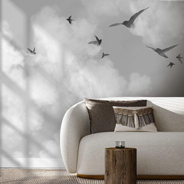 Vtáky lietajúce vtáky na oblohe Vtáky lietajúce vtáky na oblohe