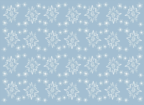 Blue background with white stars Blue background with white stars