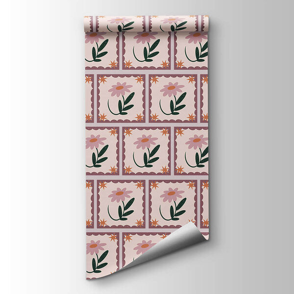 Pattern of flowers and leaves Pattern of flowers and leaves