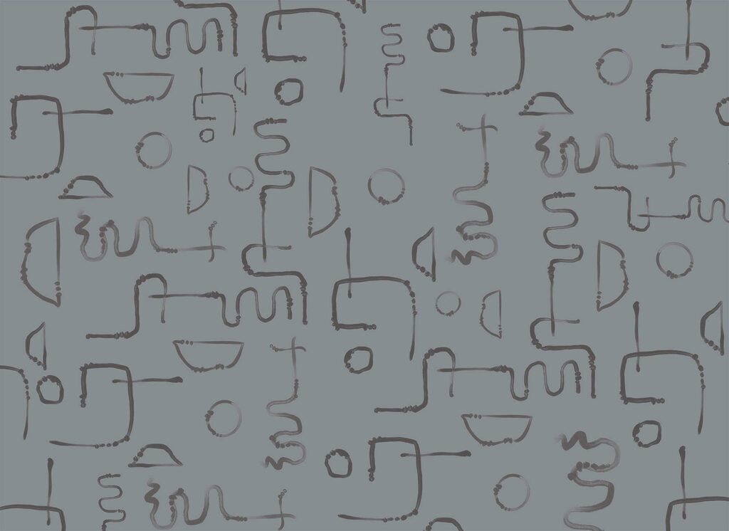 Pattern of lines and shapes Pattern of lines and shapes